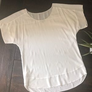 Ann Taylor silk short sleeved top